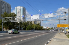 Конструкции для дорожных указателей (г. Москва, Варшавское шоссе) Конструкции для дорожных указателей (г. Москва, Варшавское шоссе)