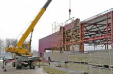 Производственное здание 24×48 м с двумя кран-балками 3,2 тн (Солнечногорский р-он) Производственное здание 24×48 м с двумя кран-балками 3,2 тн (Солнечногорский р-он)